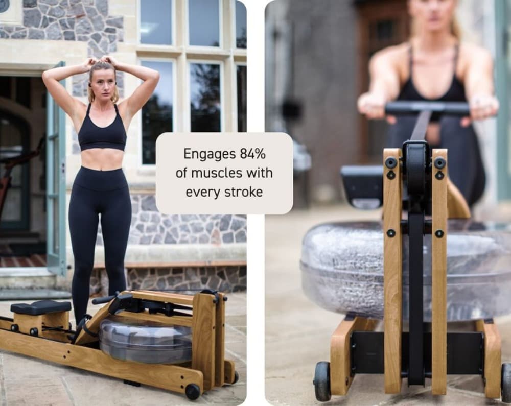 WaterRower Vintage Oak Rowing Machine with S4 BLE Monitor - thumbnail 7