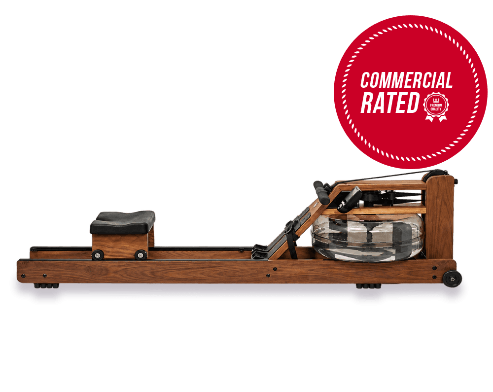 WaterRower Walnut Rowing Machine with S4 BLE Monitor