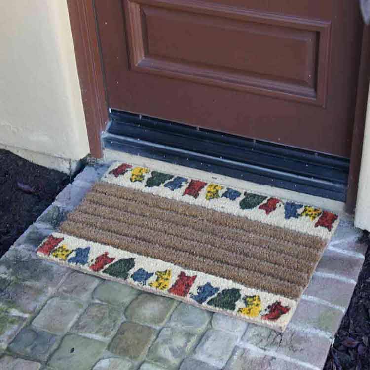 Rubber-Cal Cute “Little Kitty-Cat” Doormat Kit – 18″ x 30″ – 2 Door Mats - thumbnail 4