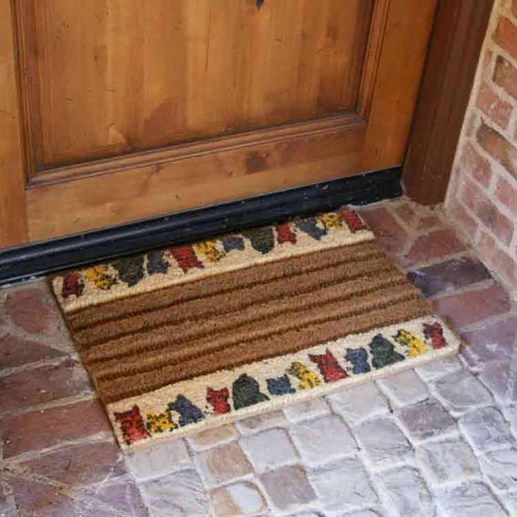 Rubber-Cal Cute “Little Kitty-Cat” Doormat Kit – 18″ x 30″ – 2 Door Mats - thumbnail 2