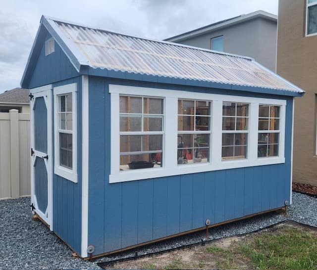 8×12 Gable Greenhouse