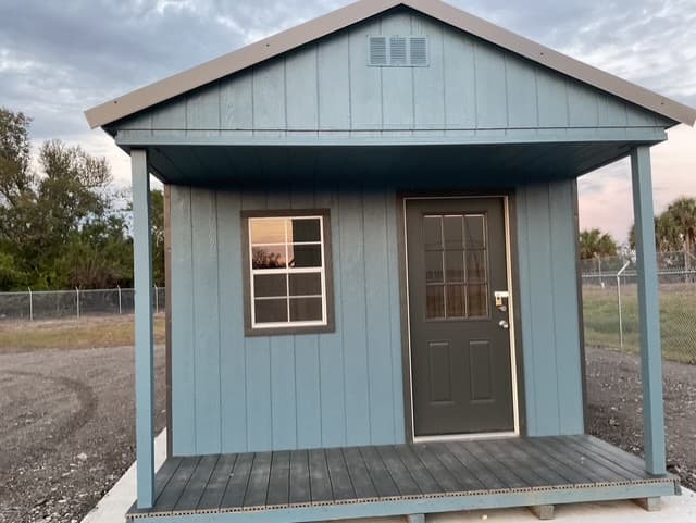 12×32 Gable with Porch