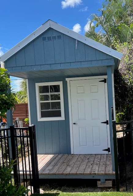 8×14 Gable with Porch