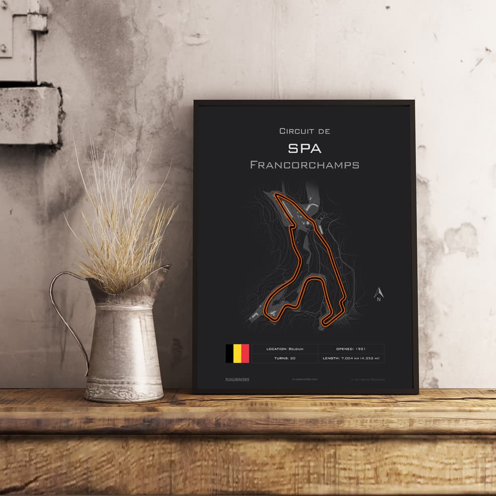 Spa-Francorchamps Race Track Poster - thumbnail 4