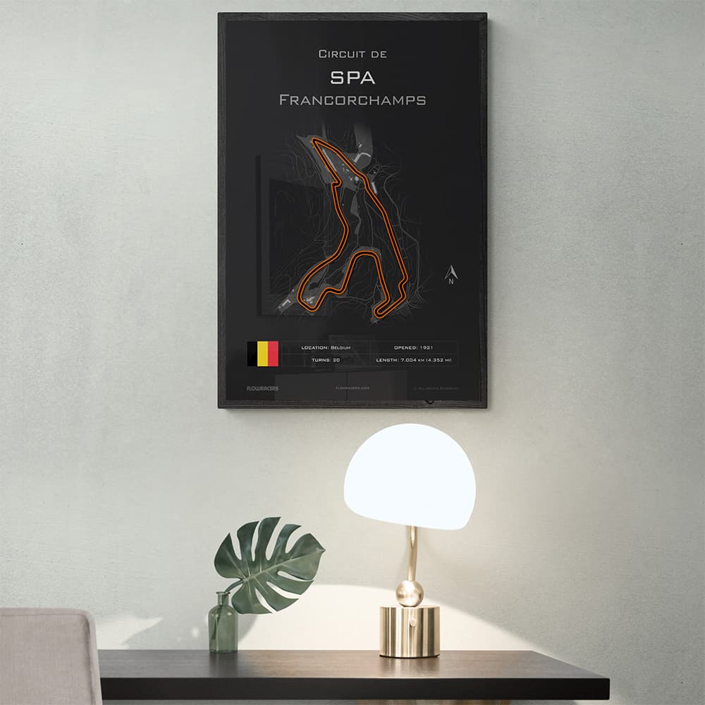 Spa-Francorchamps Race Track Poster - thumbnail 5