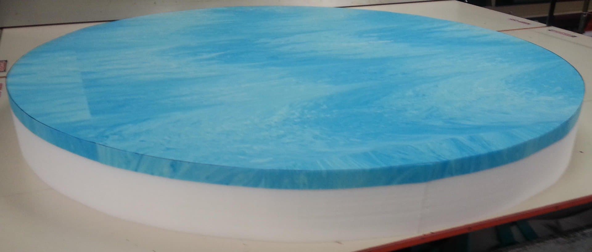 72″ Round Foam Mattress w/ Cover Option