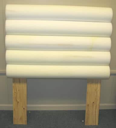 Headboard Channels D-Style Bolster - thumbnail 2