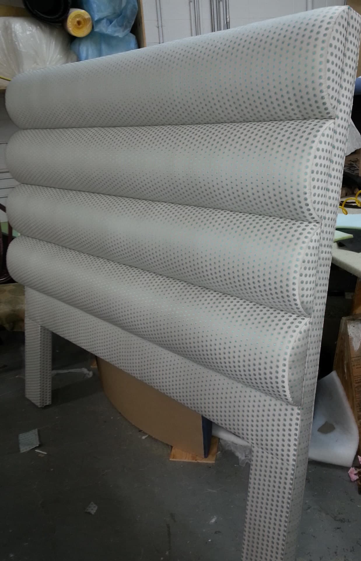 Headboard Channels D-Style Bolster - thumbnail 3