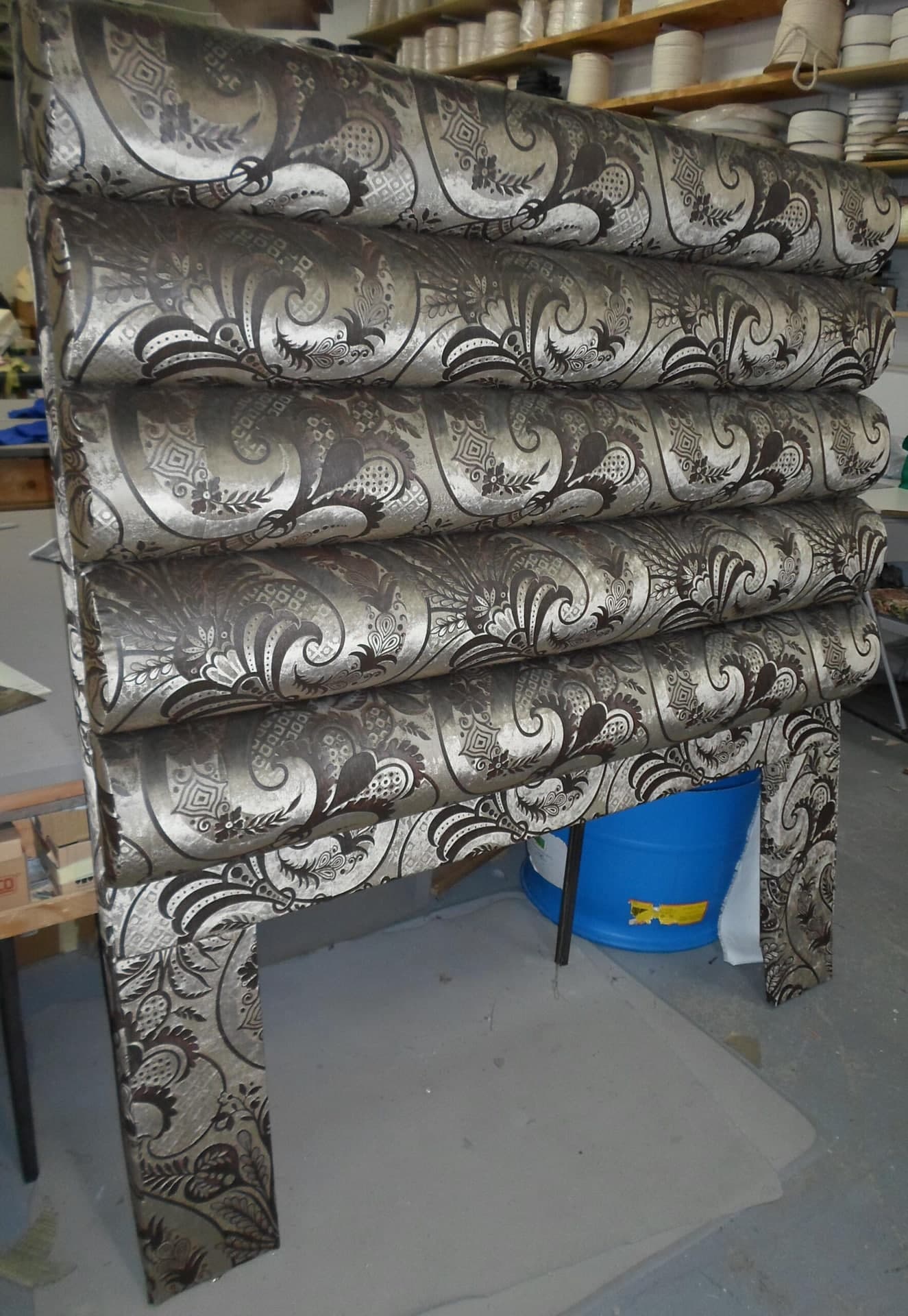Headboard Channels D-Style Bolster - thumbnail 4
