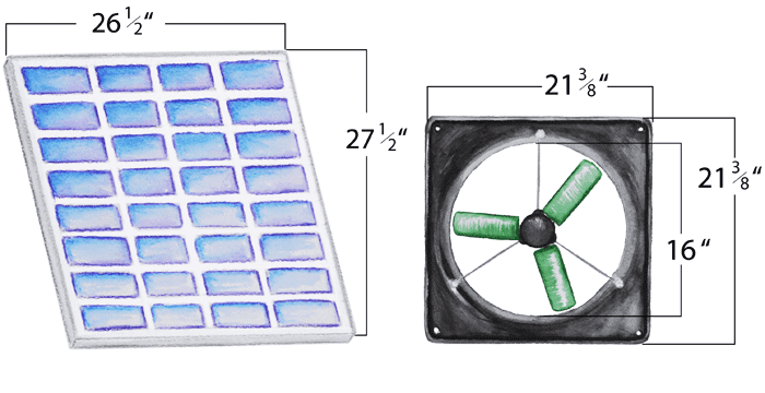 16″ BLDC Snap-Fan Solar Kit - thumbnail 4
