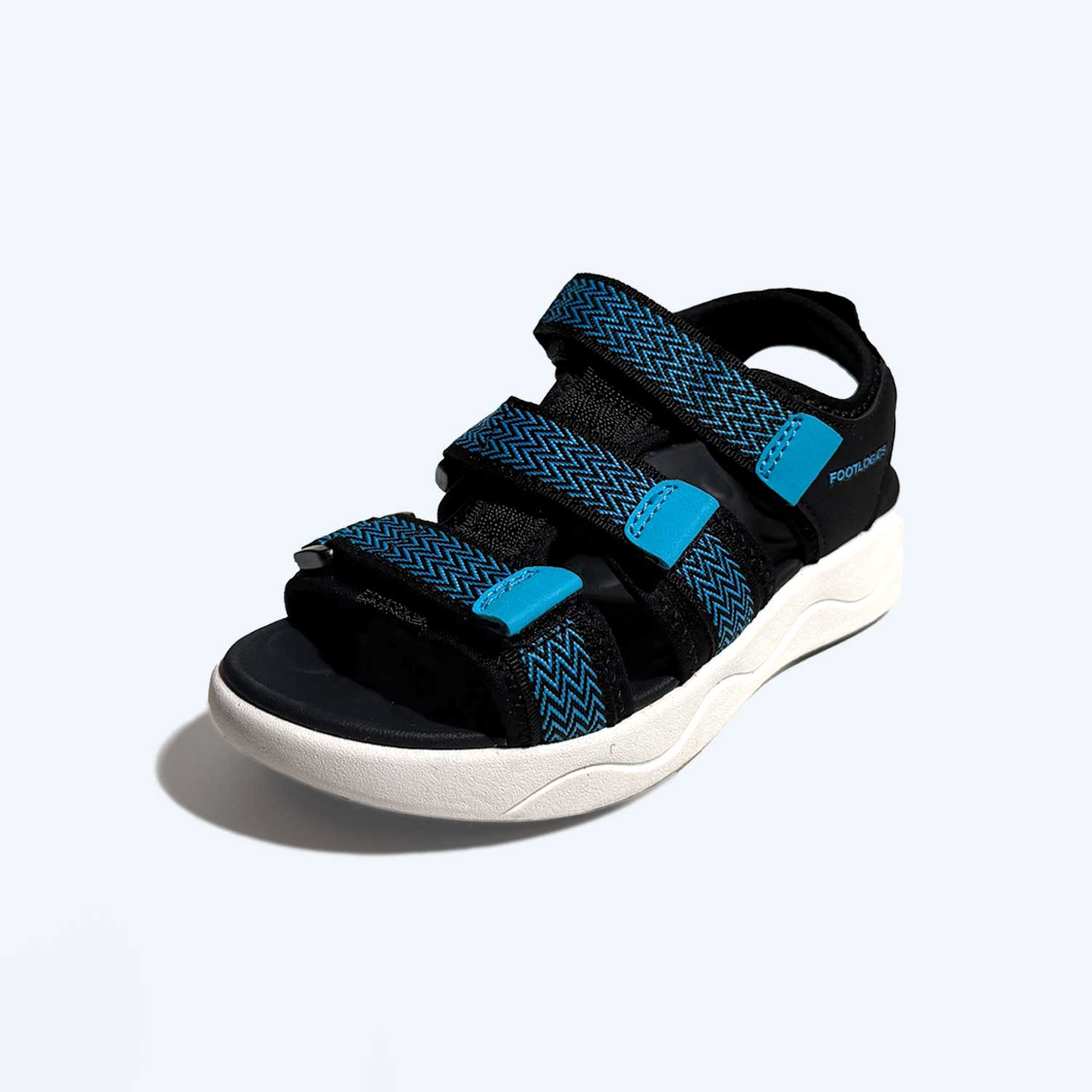 ‘Arch-Up’ sandals – Black/Blue