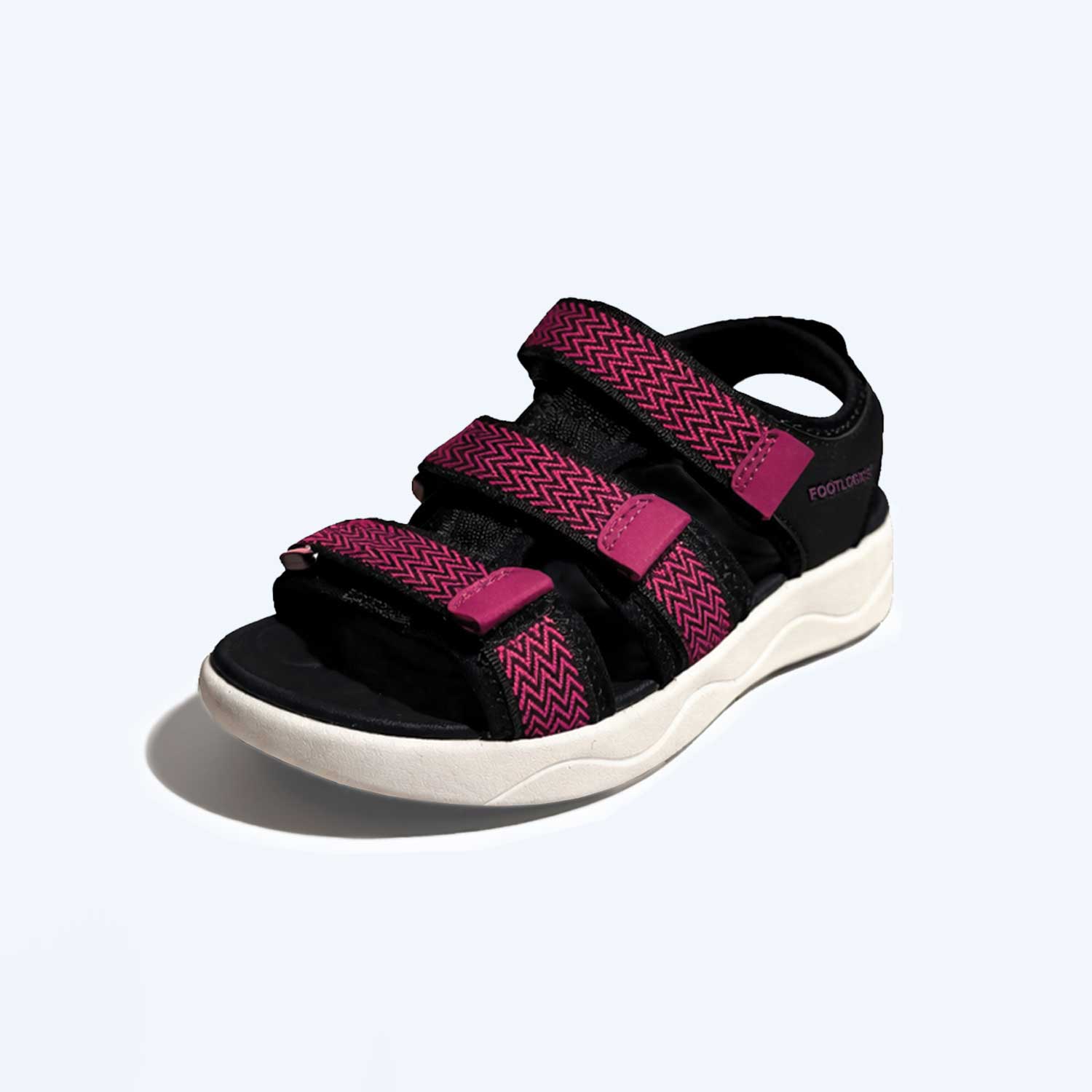 ‘Arch-Up’ sandals – Black/Pink