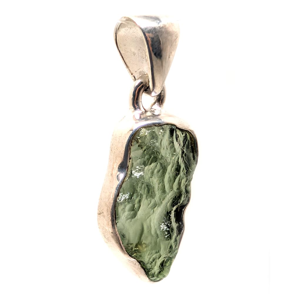 Moldavite Sterling Silver Pendant - thumbnail 2