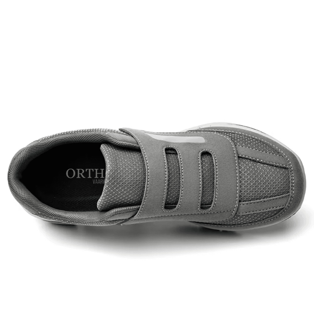 AFO Friendly Velcro Hook and Loop Black Mesh Wide Women’s Shoe - thumbnail 8