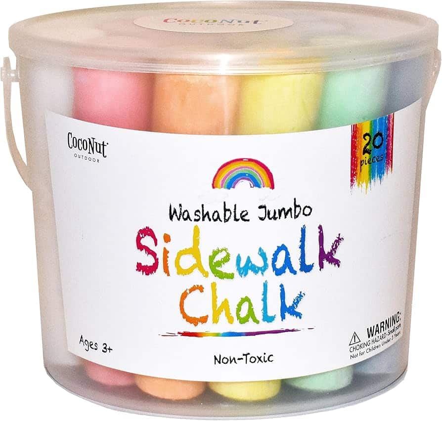 20 PC JUMBO SIDEWALK CHALK