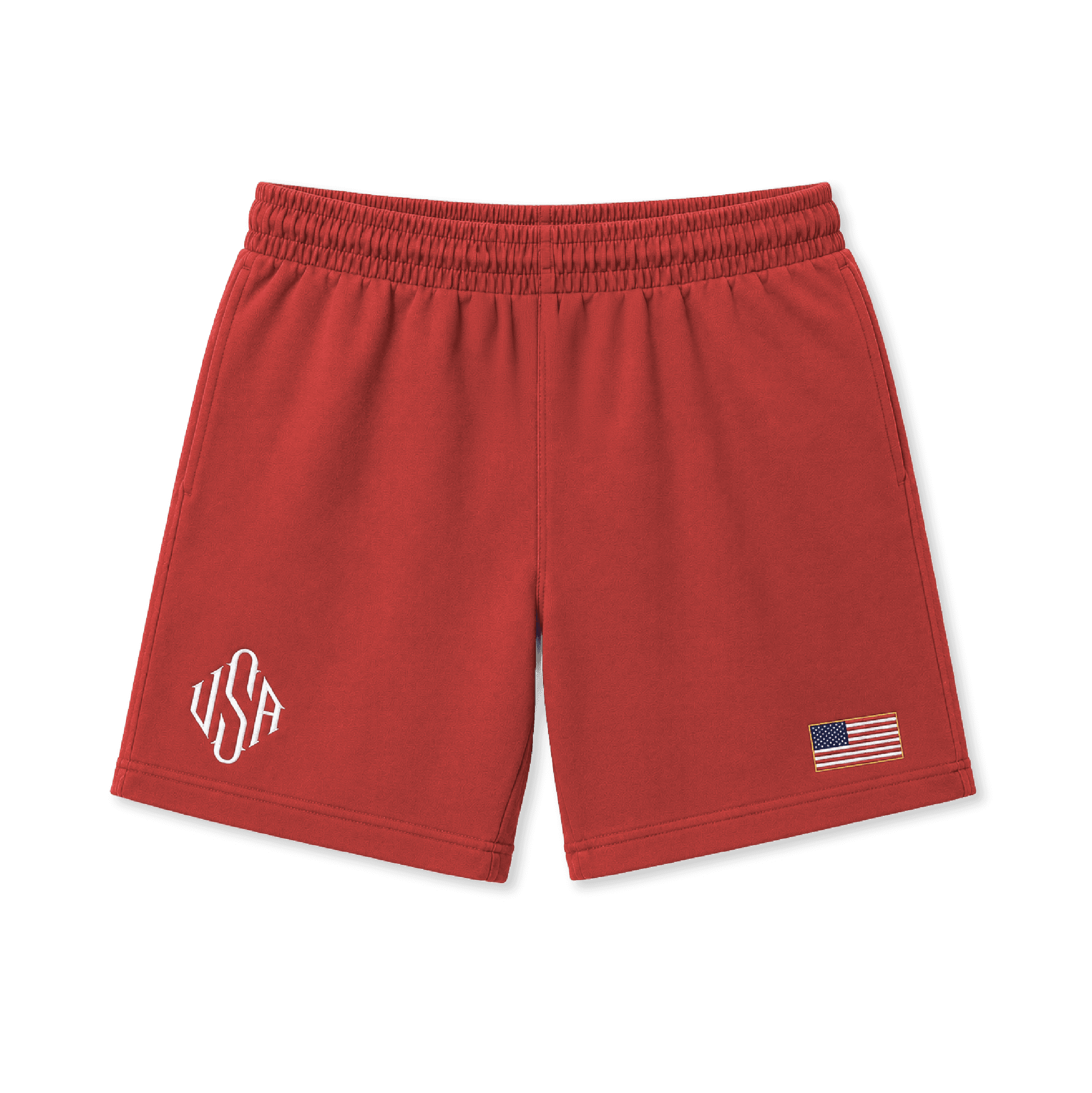 U.S.A. Shorts – Red