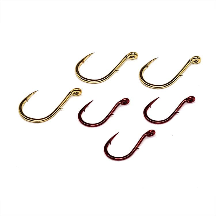 Single Egg Hook, Barb on Shank  (10 Pack) - thumbnail 2