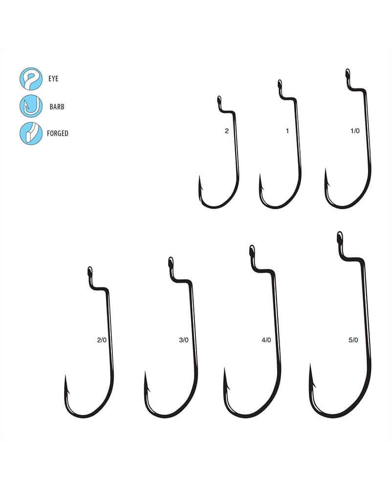 Worm, Offset Shank, O’Shaughnessy Bend - thumbnail 4