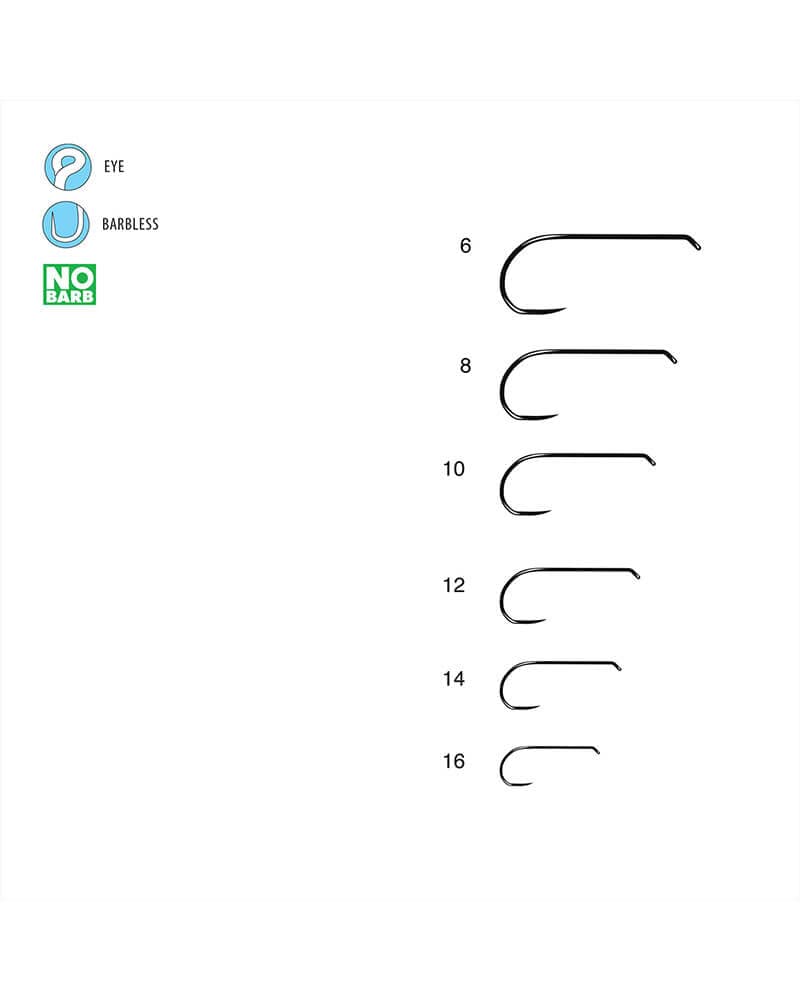 S10-B Standard Down Eye Barbless - thumbnail 3