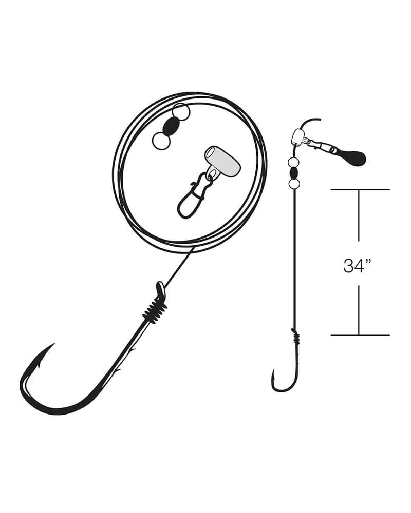 Striper Rig with Sliding Sinker Lock - thumbnail 2