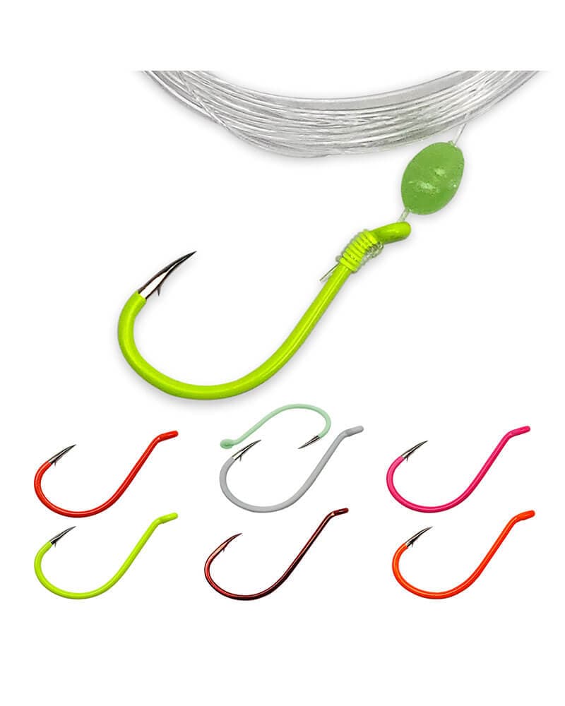 Walleye Snell with Glowbead (5 Pack) - thumbnail 2