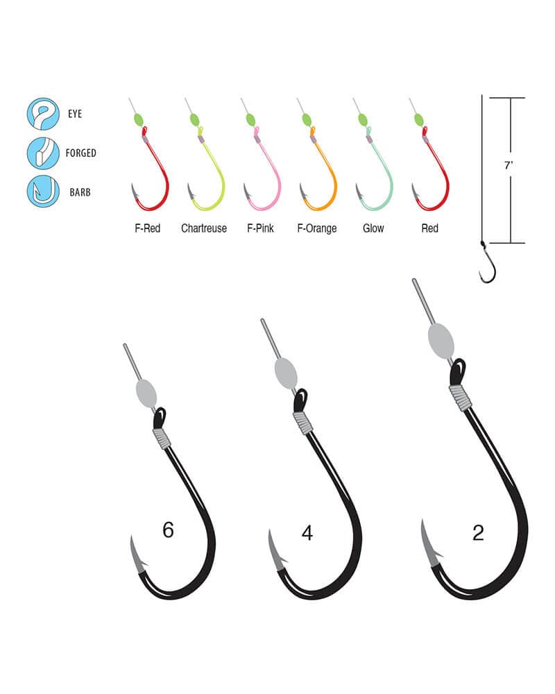 Walleye Snell with Glowbead (5 Pack) - thumbnail 3