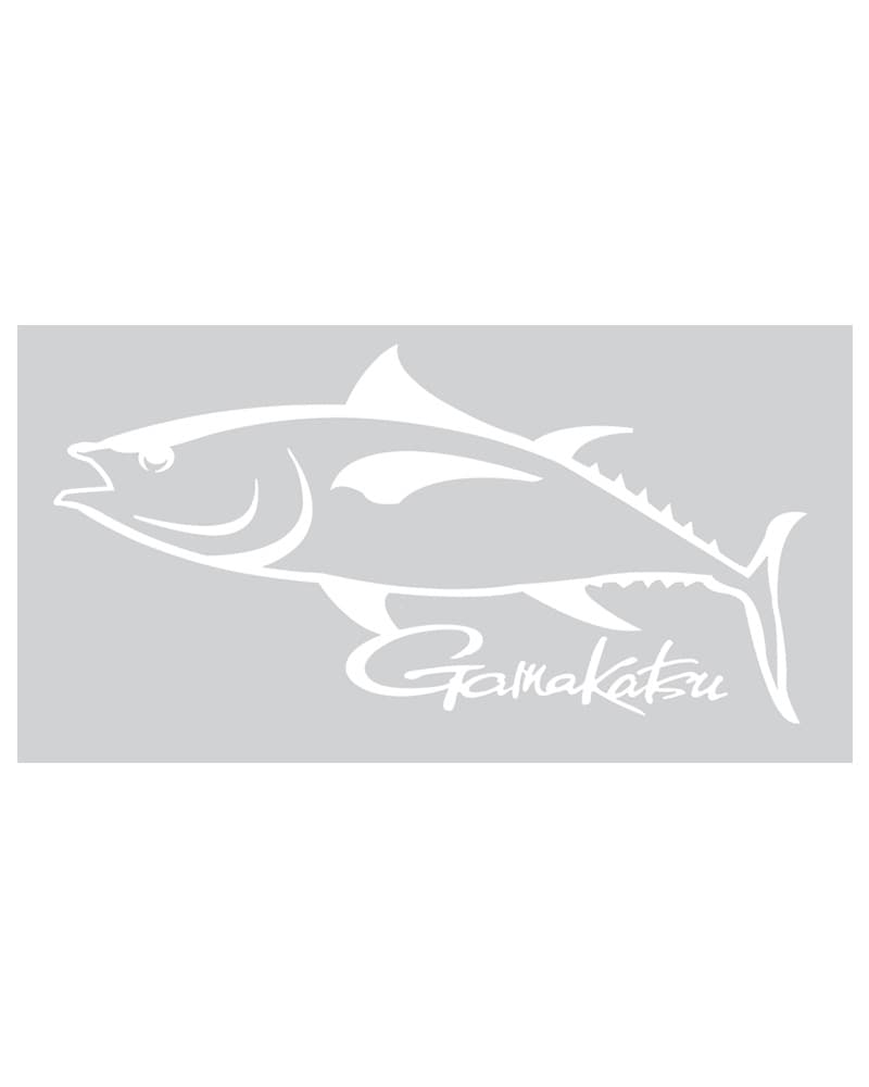 Tuna Boat Decal White