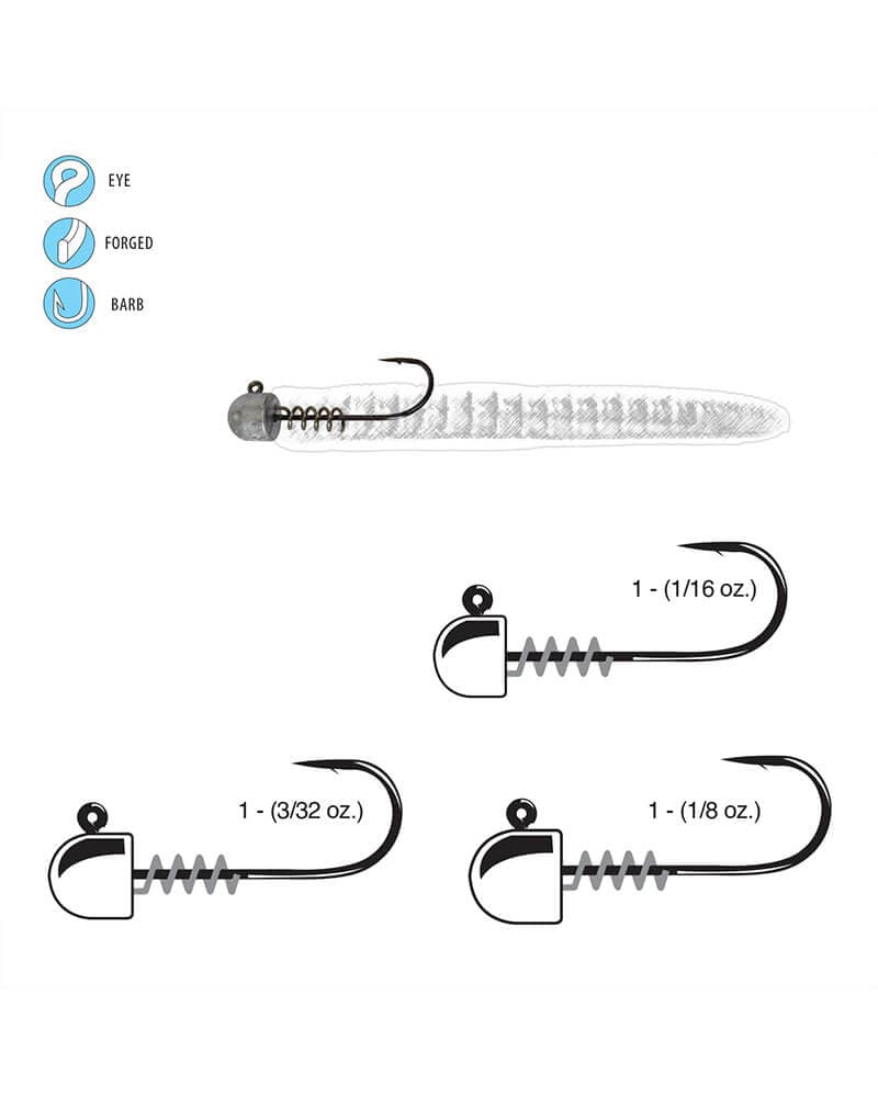 Finesse Jig Head (4 Pack) - thumbnail 3