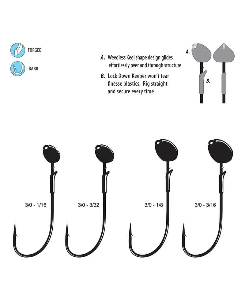 G-Finesse Tricky Head (3 Pack) - thumbnail 3