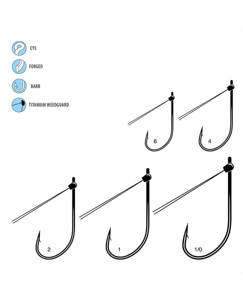 G-Finesse Weedless Stinger (4 Pack) - thumbnail 4