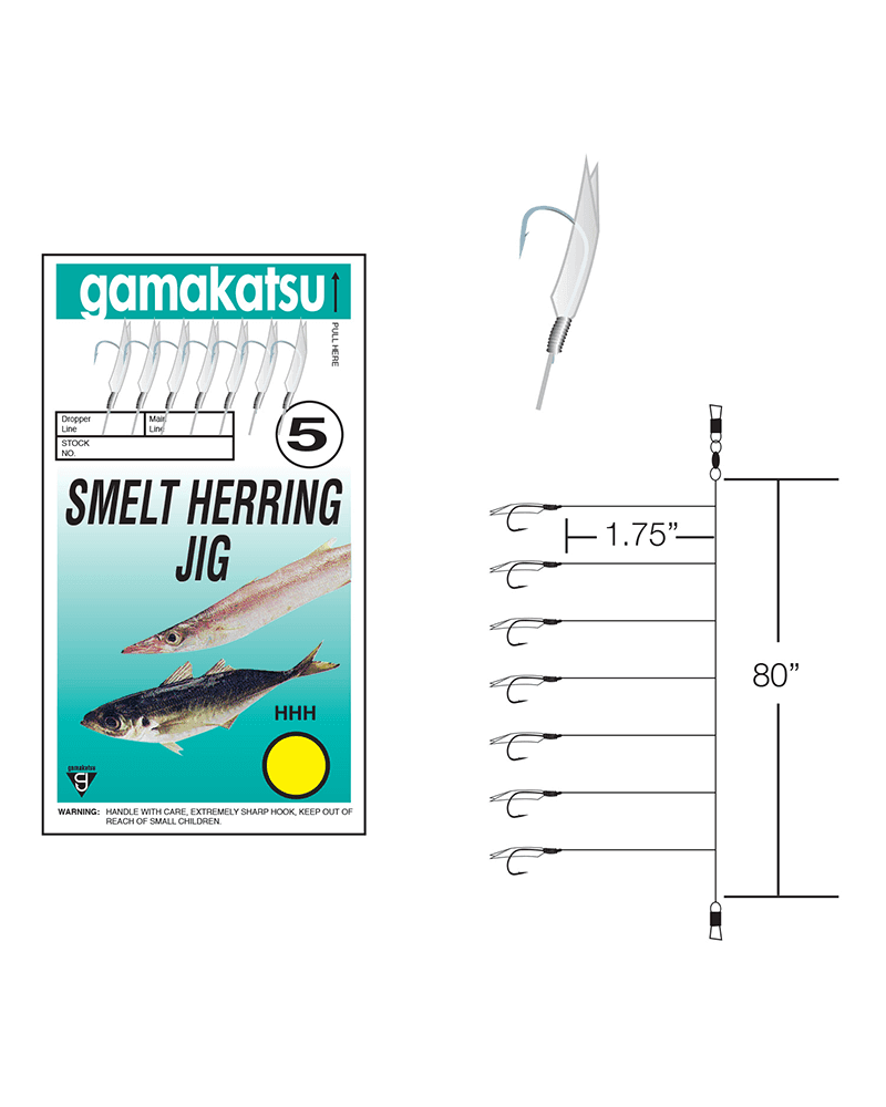 Jigging Rig, Nickel, Smelt/Herring - thumbnail 2