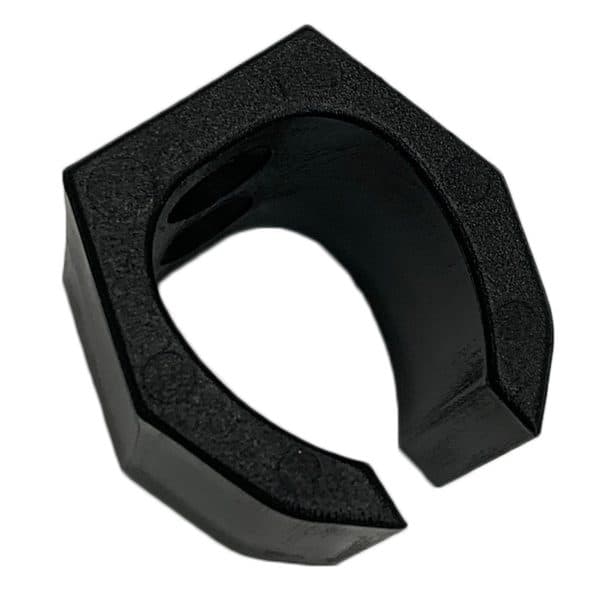 Large Black Flat Cue Clip 10 Pack