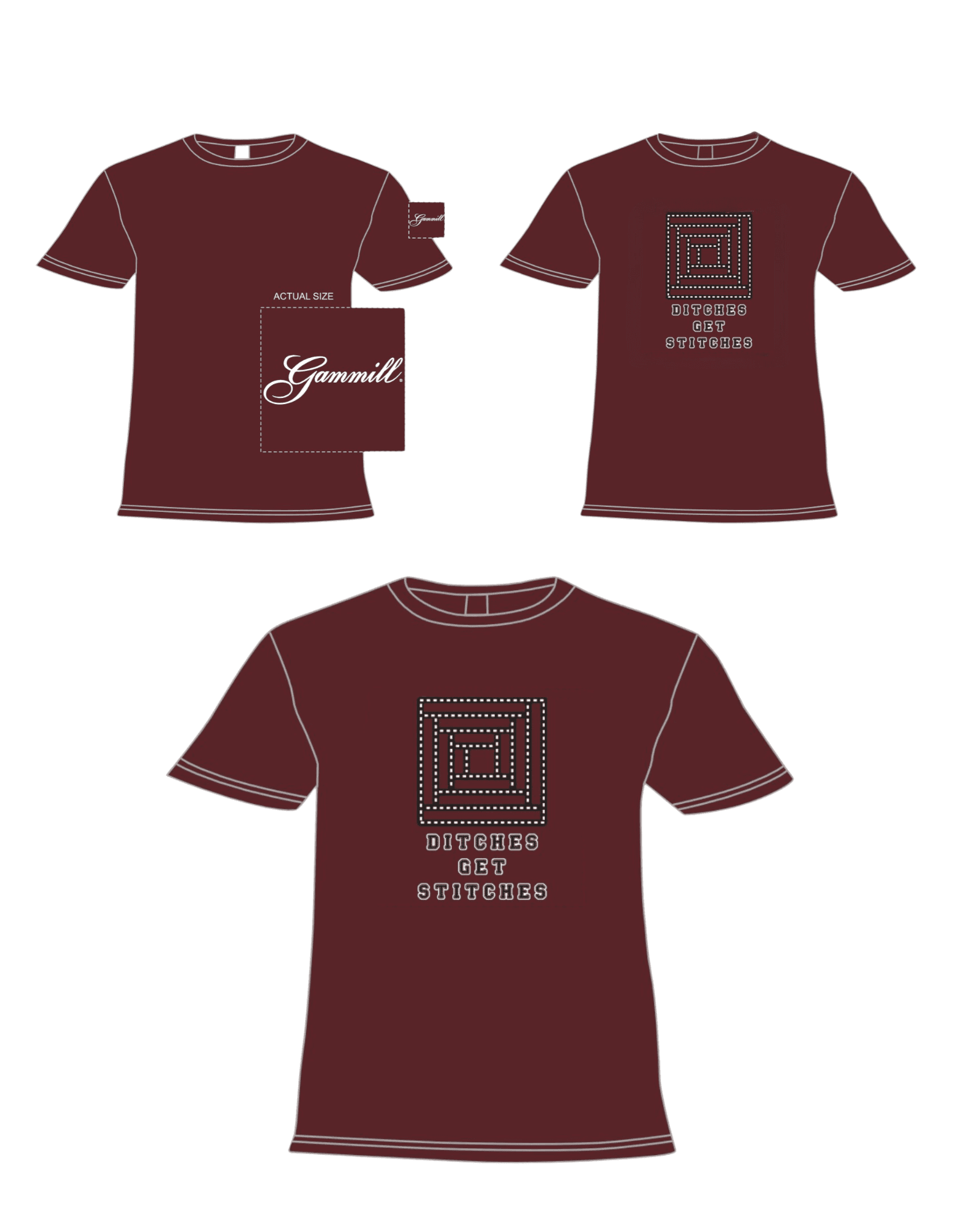 Ditches Get Stitches T-Shirt