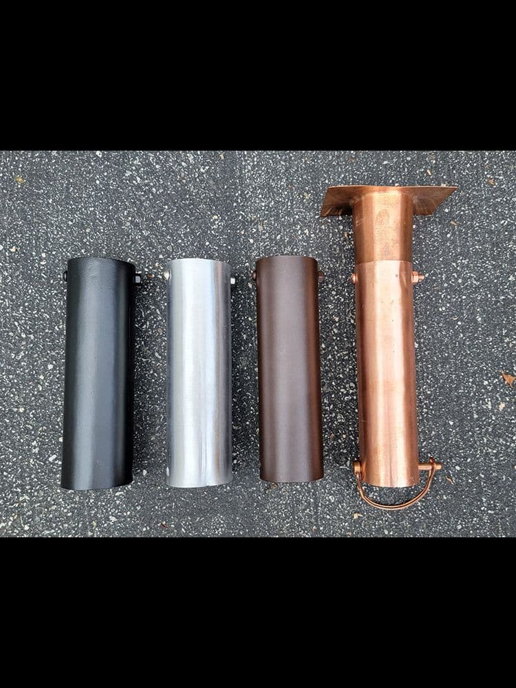 Black Aluminum Rain Chain Installation Kit - thumbnail 2