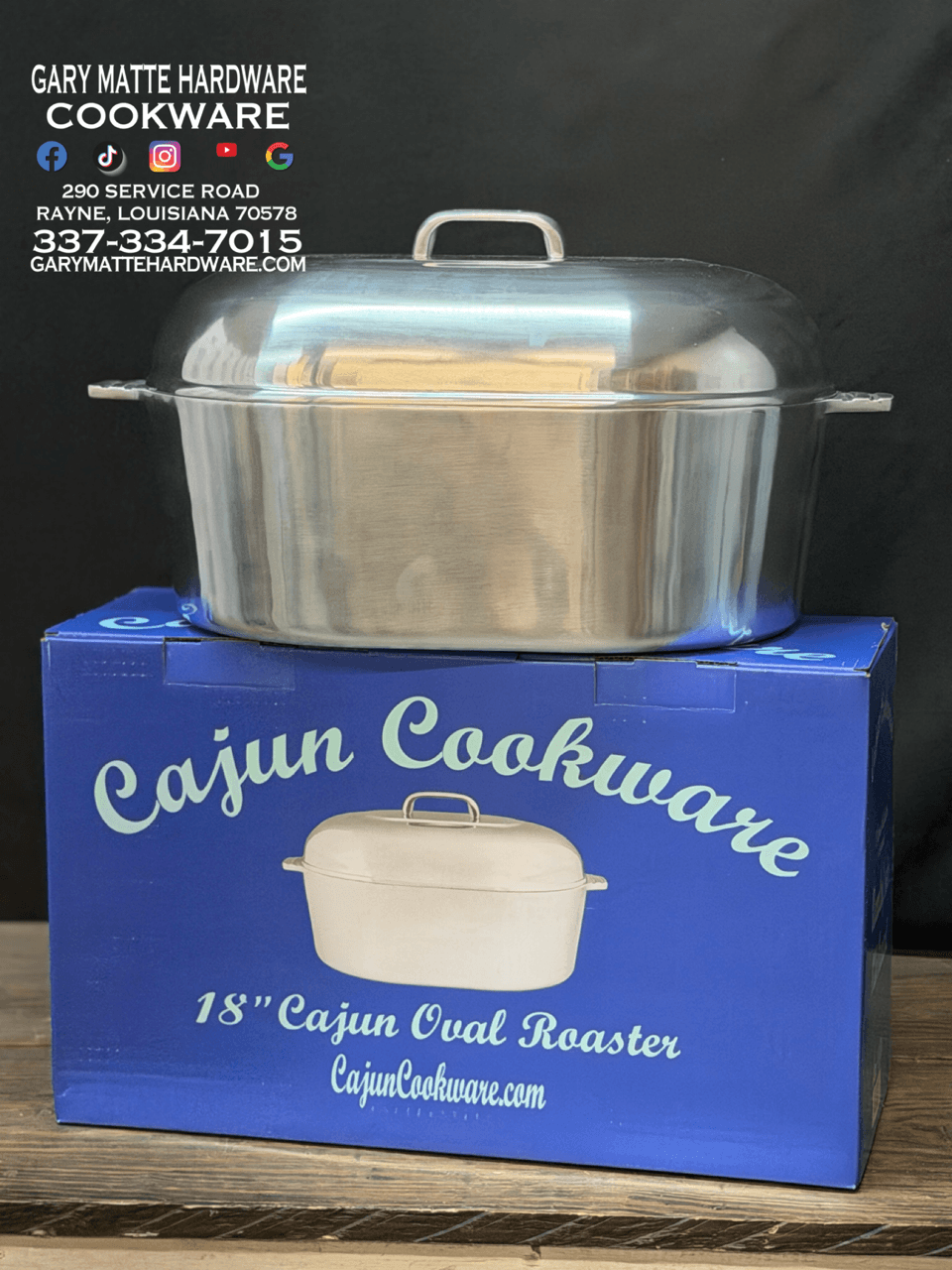 Cajun Cookware Alum Oval Roasters - thumbnail 2