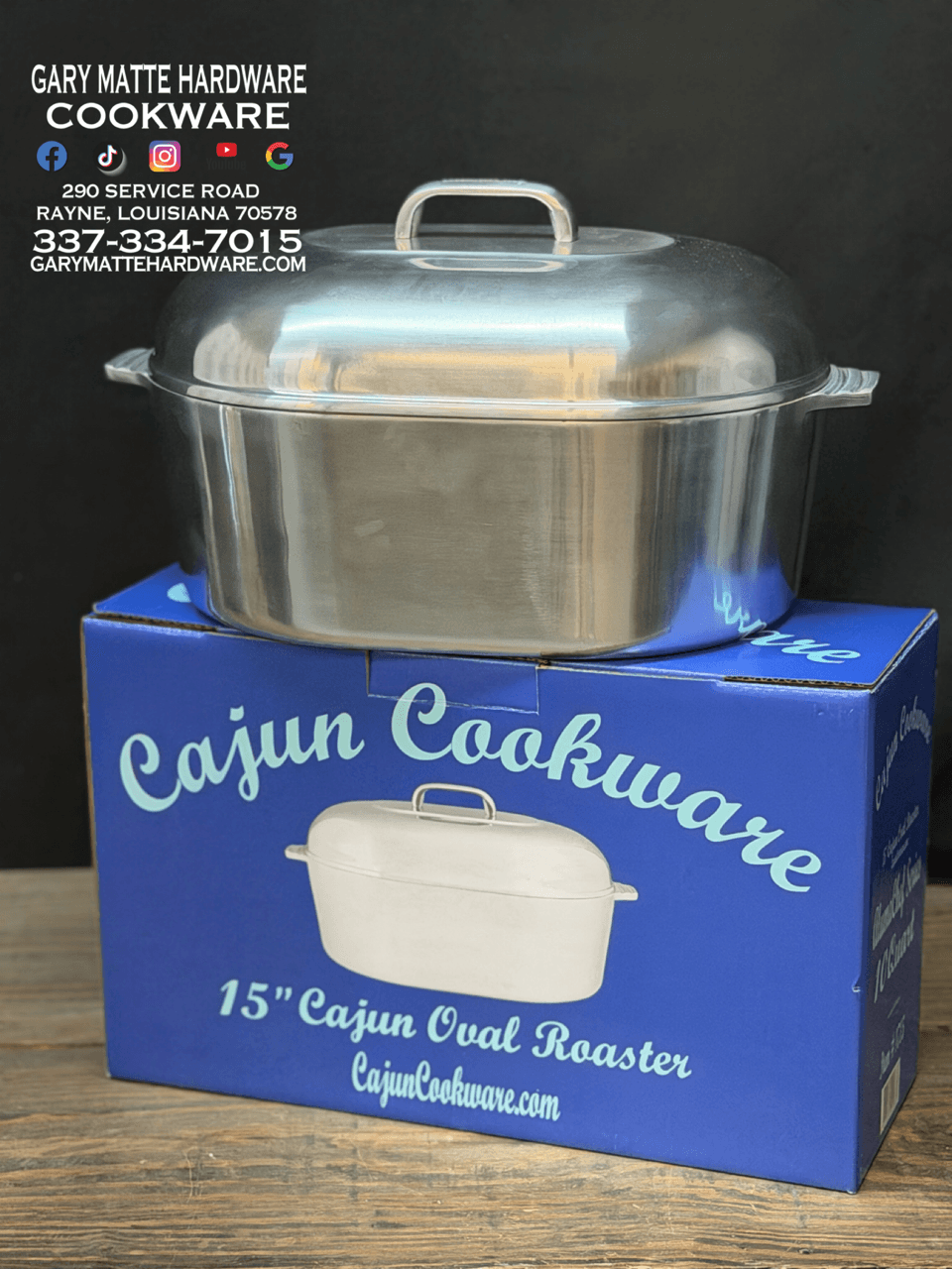Cajun Cookware Alum Oval Roasters - thumbnail 5