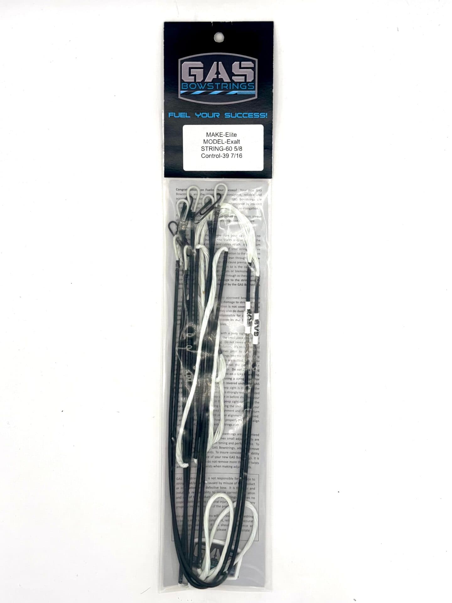 ELITE EXALT- GHOST XV WITH BLACK SERVE AND WHITE NOCKS