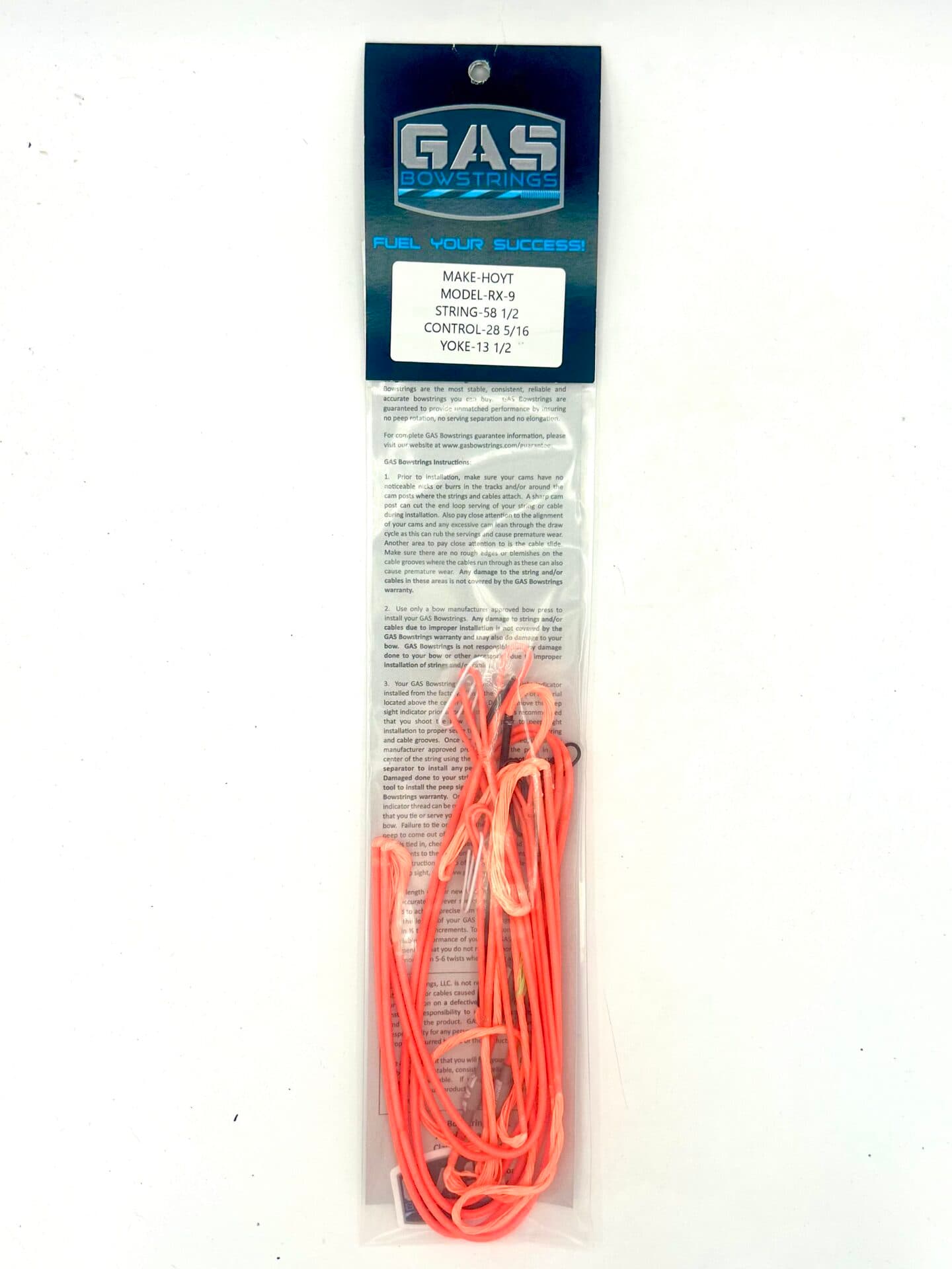 HOYT RX9 – ALL FLO ORANGE WITH GRAY NOCKS