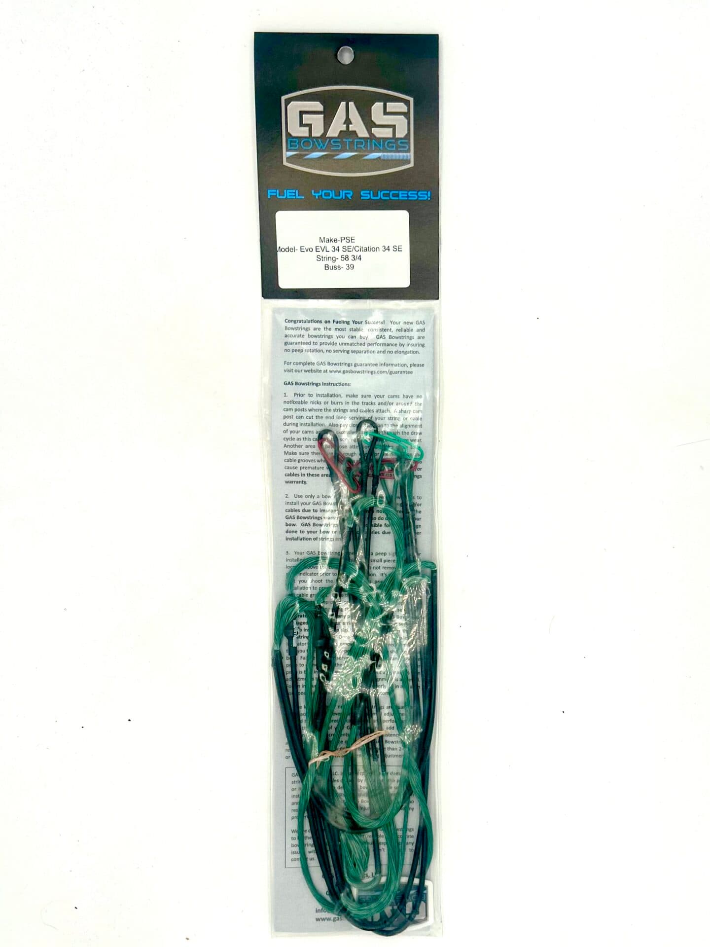 PSE EVO EVL 34 SE/CITATION 34 SE – GREEN WITH BLACK SERVING