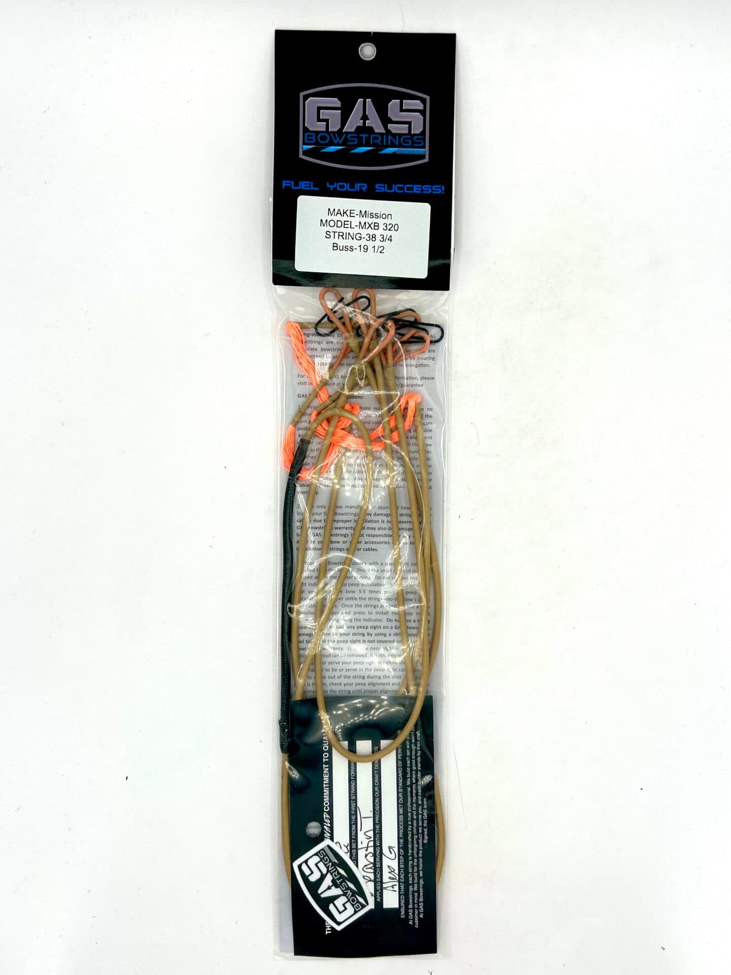 MISSION MXB 320 – FLO ORNAGE WITH BUCKSKIN SERVING