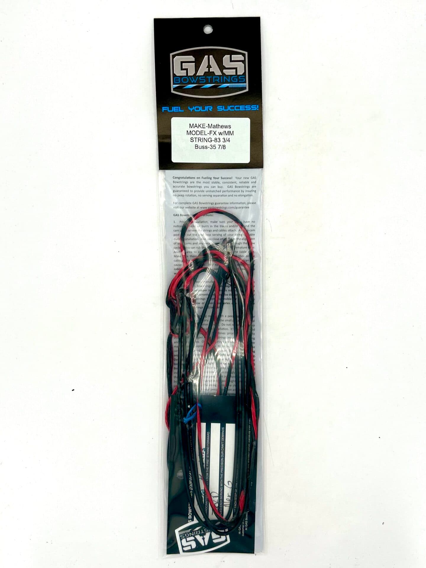 MATHEWS FX W/MM – RED/BLACK TWIST WITH BLACK SERVING