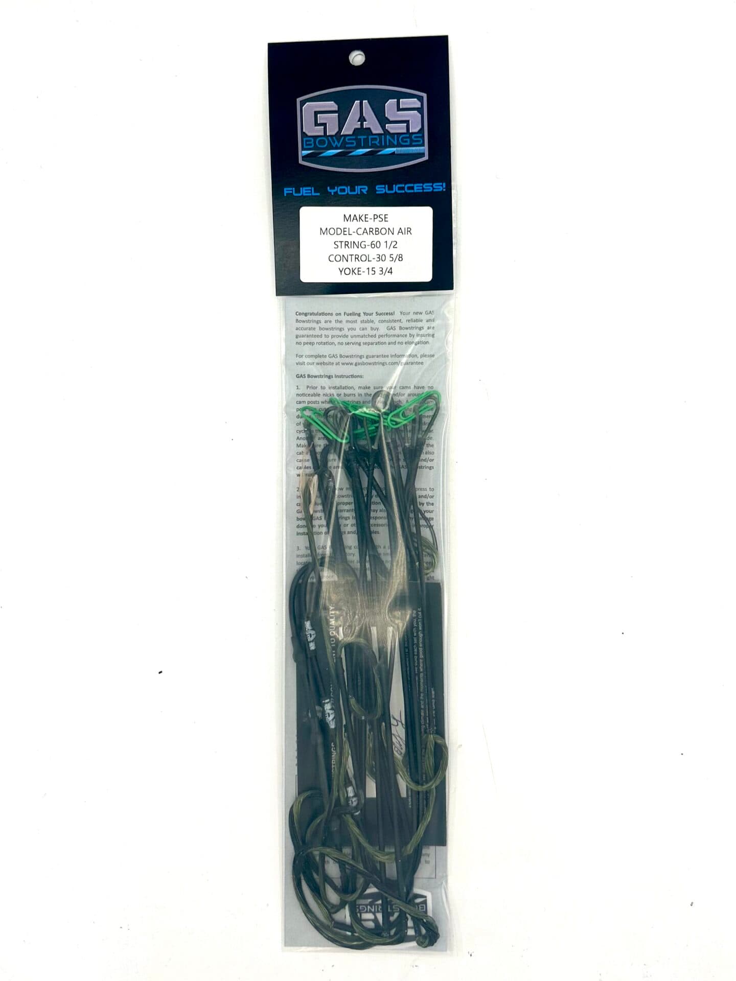 PSE CARBON AIR – OD GREEN/BLACK TWIST WITH BLACK SERVING