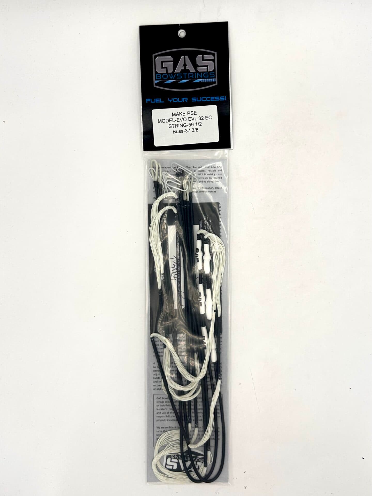 PSE EVO EVL 32 EC – GHOST XV WITH BLACK SERVING AND WHITE NOCKS