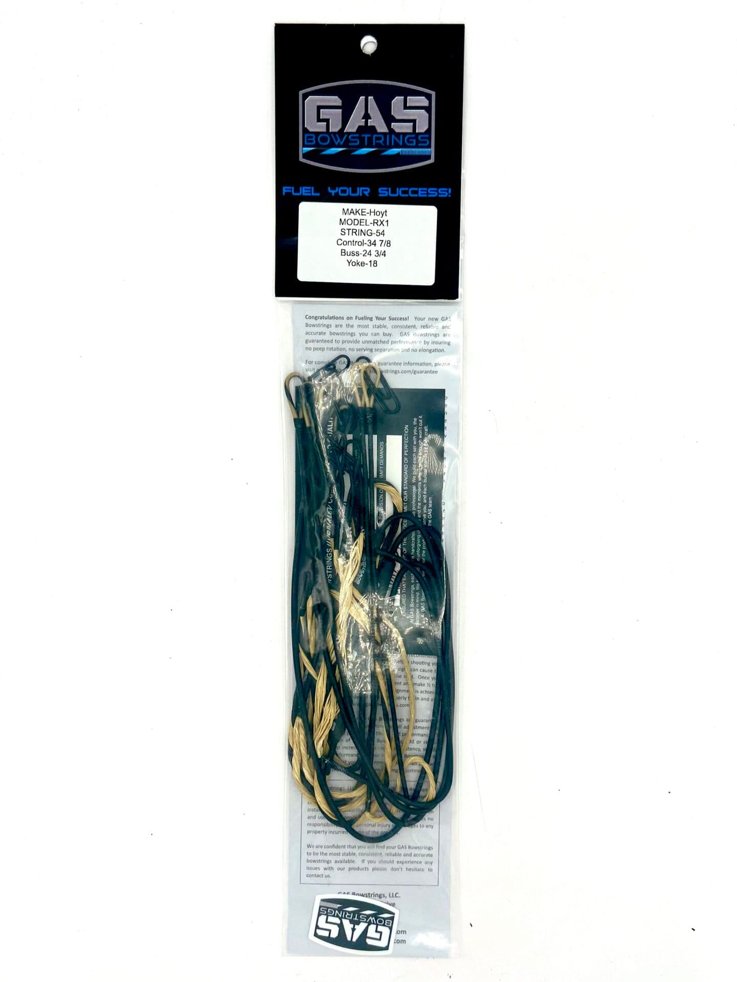HOYT RX1 – BUCKSIN WITH BLACK SERVING AND BLACK NOCKS