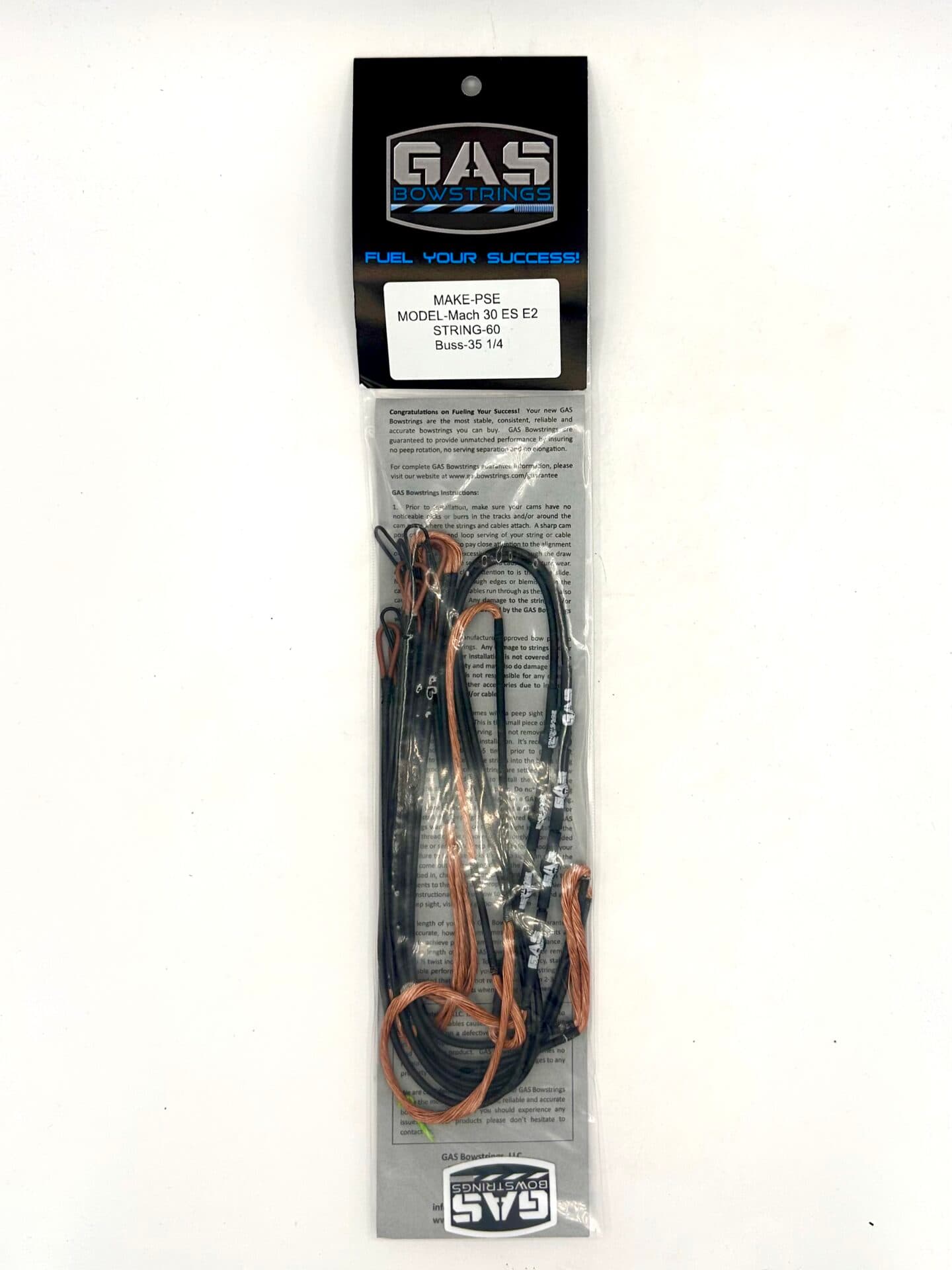 PSE MACH 30 ES E2 – METALLIC BRONZE WITH BLACK SERVING AND BLACK NOCKS