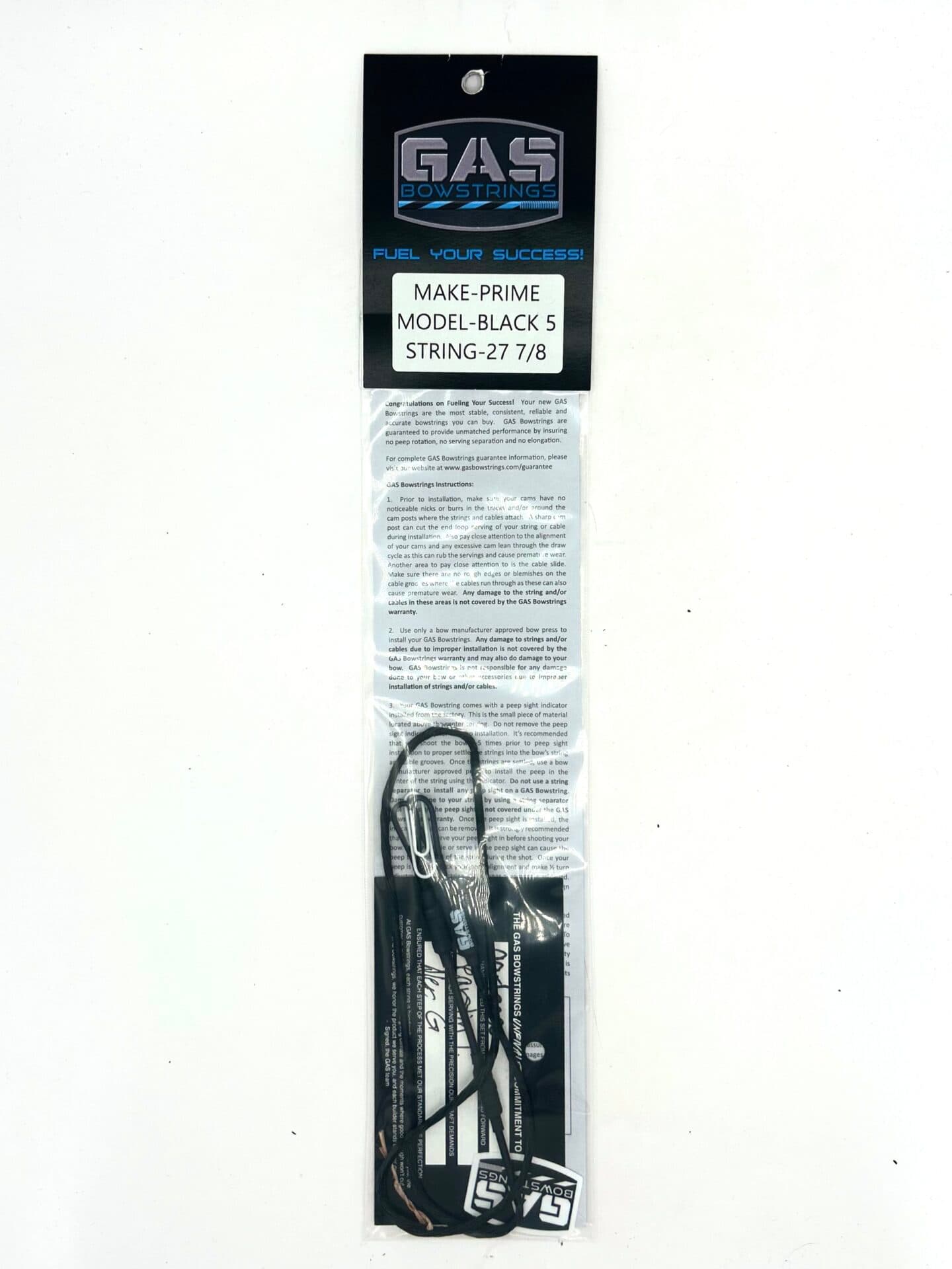 PRIME BLACK 5 – STRING ONLY – ALL BLACK