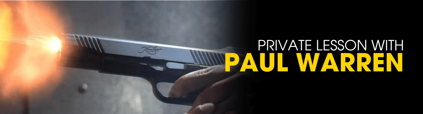 1-on-1 Instruction with Paul Warren – 1-on-1 Pistol Ticket with PW