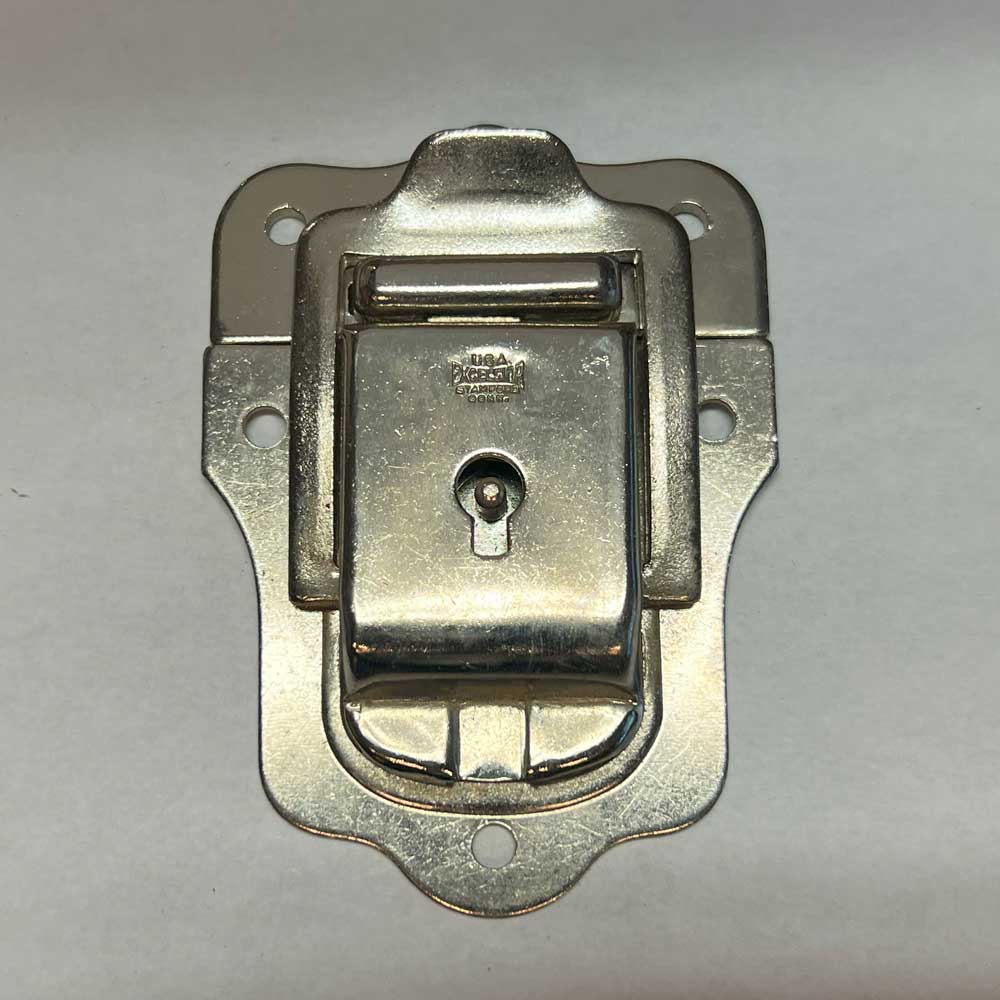 Part 1087 – Nickel Excelsior Chest Lock (with Rivets)