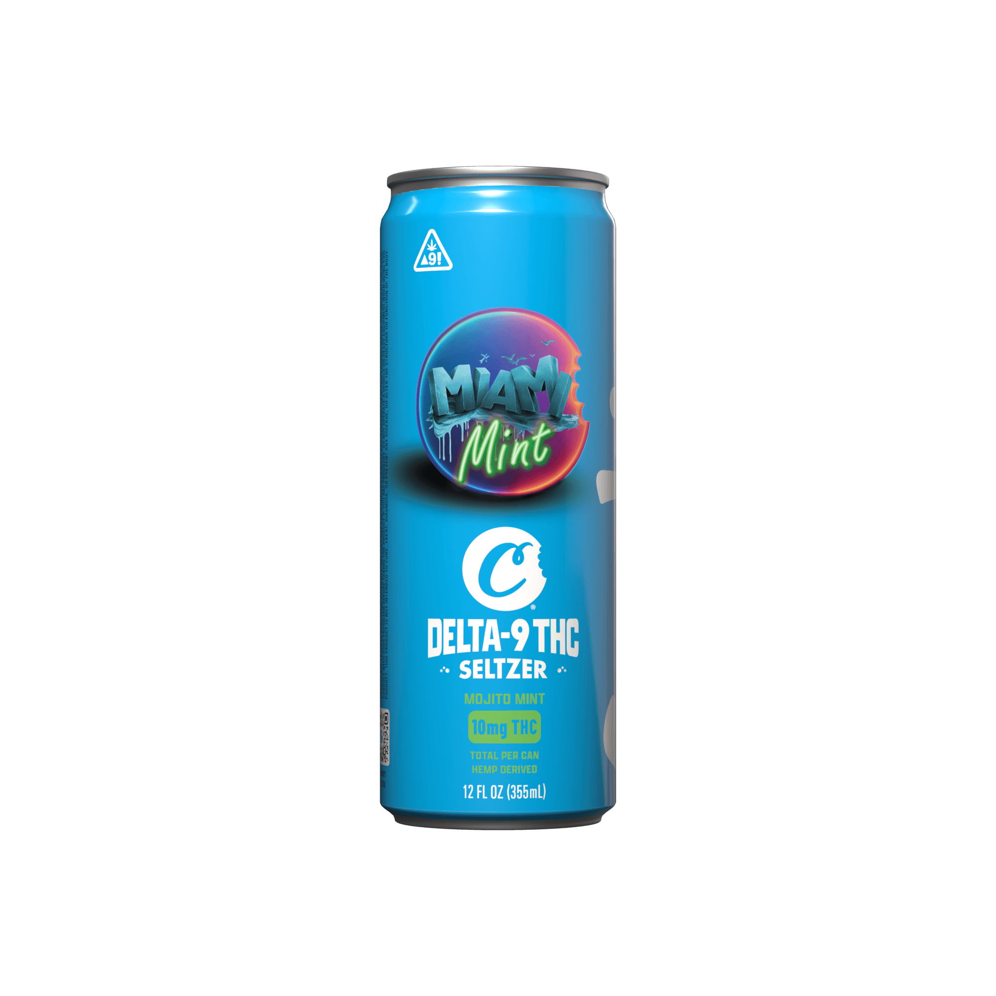 Cookies Delta 9 THC seltzer – Miami Mint (4 Pack) - thumbnail 3