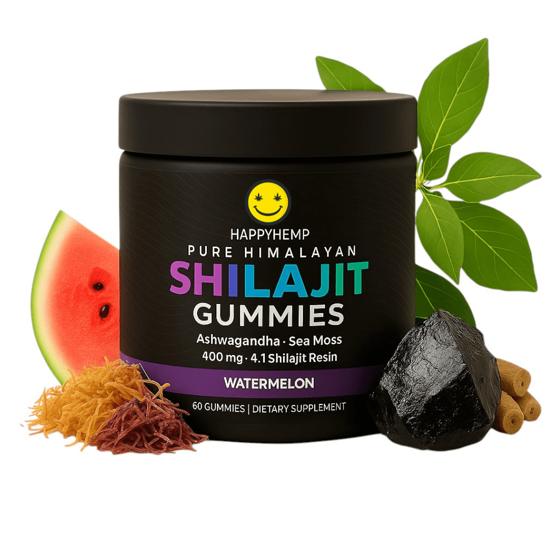 Shilajit Gummies with Ashwagandha & Sea Moss – 400mg